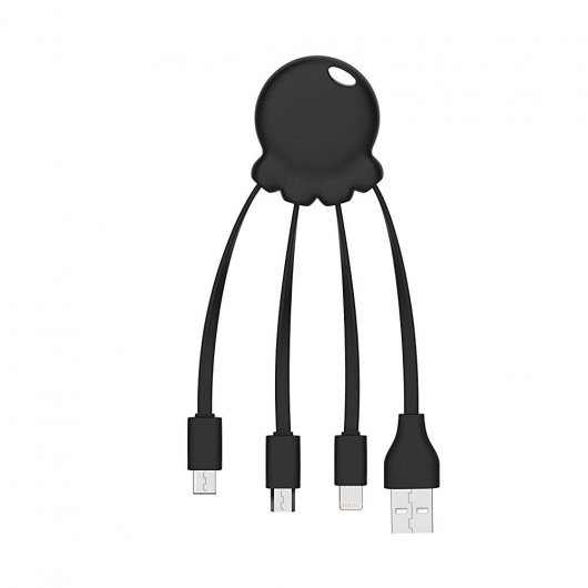 Xoopar Octopus Charging Cable Black